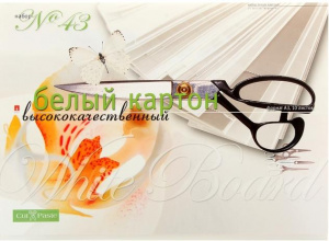 КАРТОН БЕЛЫЙ А3 10 ЛИСТОВ 
