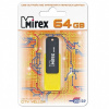 КАРТА ПАМЯТИ MIREX 64GB "CITY YELLOW" ЖЕЛТАЯ