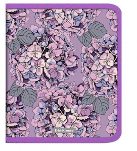 ПАПКА НА МОЛНИИ ДЛЯ ДОКУМЕНТОВ И ТЕТРАДЕЙ А5+ "HYDRANGEA" 