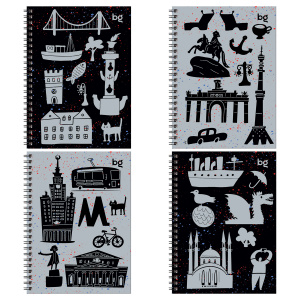 ЗАПИСНАЯ КНИГА А6 96Л "BG" ЗАПИСНАЯ КНИГА А6 96Л "BG"