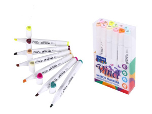 НАБОР МАРКЕРОВ ХУДОЖЕСТВЕННЫХ ДЛЯ СКЕТЧИНГА 12ЦВ VINCI "PASTEL COLORS"