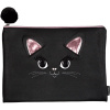 ПАПКА НА МОЛНИИ А4 "BLACK KITTY'' 33*24*1.5 СМ 