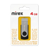 КАРТА ПАМЯТИ MIREX 4Gb "SWIVEL BLACK" ЧЕРНАЯ 