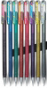 РУЧКА ГЕЛЕВАЯ PENTEL HYBRID DUAL METALLIC 1.0ММ СИНЯЯ+ЗОЛОТАЯ МЕТАЛЛИК