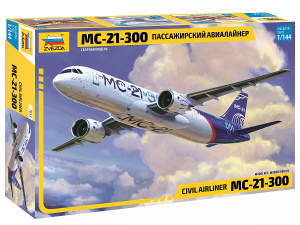 МОДЕЛЬ СБОРНАЯ "ПАССАЖИРСКИЙ АВИАЛАЙНЕР МС-21-300"