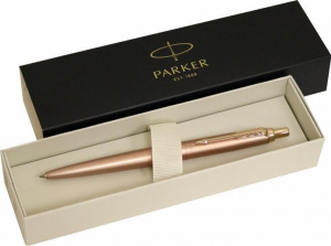 РУЧКА ПОДАРОЧНАЯ ШАРИКОВАЯ СИНЯЯ "PARKER JOTTER MONOCHROME XL SE20" КОРПУС ЦВЕТ КОРПУСА РОЗОВОЕ ЗОЛОТО В КАРТОННОМ ФУТЛЯРЕ