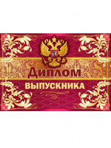 ДИПЛОМ ШКОЛА А5 ВЫПУСКНИКА 3200284