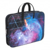 ПАПКА ПОРТФЕЛЬ НА МОЛНИИ С РУЧКАМИ А4 "BLUE STARDUST" ТЕКСТИЛЬ 36*29*7СМ
