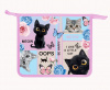 ПАПКА ДЛЯ ТЕТРАДЕЙ НА МОЛНИИ А5 "CAT DAY" ПЛАСТИК 24*20,5*6,5СМ