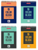 БЛОКНОТ А6 60Л НА ГРЕБНЕ "COLOR BLOCK"