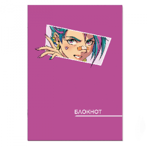 БЛОКНОТ СКОБА А5 40Л МК ФЕНИКС+ ДИЗАЙН БЛОК