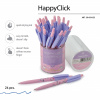 РУЧКА ШАРИКОВАЯ АВТОМАТИЧЕСКАЯ "HAPPY CLICK. ЕДИНОРОГИ" 0.5ММ СИНЯЯ