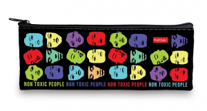 ПЕНАЛ МЯГКИЙ ПЛОСКИЙ "NON TOXIC" 19,5*7,5СМ