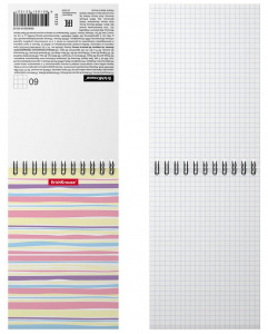 БЛОКНОТ А6 60Л НА ГРЕБНЕ "PASTEL LINES"
