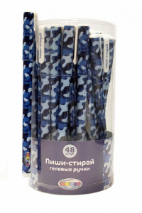 РУЧКА ГЕЛЕВАЯ ПИШИ-СТИРАЙ КАМУФЛЯЖ 0,5ММ СИНЯЯ 