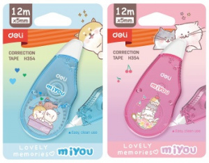 КОРР ЛЕНТА 5ММ* 12М DELI MIYOU АССОРТИ