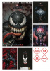 АЛЬБОМ ДЛЯ РИСОВАНИЯ НА ГРЕБНЕ 30 ЛИСТОВ "VENOM ЧЕЛОВЕК ПАУК (MARVEL)" 
