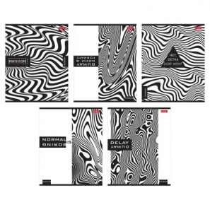 ТЕТРАДЬ 48Л КЛЕТКА "MONOCHROME" ПЛАСТИК