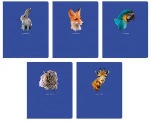ТЕТРАДЬ 48Л КЛЕТКА "TOTAL BLUE. LITTLE FRIENDS"