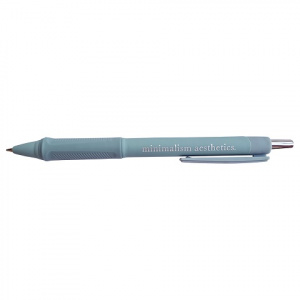 РУЧКА ШАРИКОВАЯ АВТОМАТИЧЕСКАЯ "ЭСТЕТИКА" ГОЛУБОЙ 0.5ММ СИНЯЯ