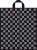 ПАКЕТ П/Э ПОДАРОЧНЫЙ 40*44СМ СЕРЕБРЯНЫЕ СОТЫ ПЕТЛЕВАЯ РУЧКА 