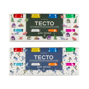 ТЕСТО ПЛАСТИЛИН 8ЦВЕТОВ