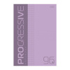 ТЕТРАДЬ  96Л КЛЕТКА А4 "PROGRESSIVE" ФИОЛЕТОВАЯ