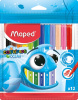 ФЛОМАСТЕPЫ  "MAPED"  12ЦВ COLOR'PEPS ОКЕАН