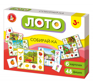 ИГРА ЛОТО "СОБИРАЙ-КА"