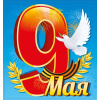 НАКЛЕЙКА ОФОРМИТЕЛЬСКАЯ А5 "9 МАЯ"
