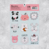 НАКЛЕЙКИ "ПРИВЕТИКИ" 11*15,5СМ