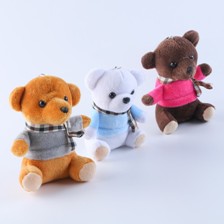 ИГРУШКА М "МИШКА"  БРЕЛОК ЦВЕТА МИКС 12 СМ 