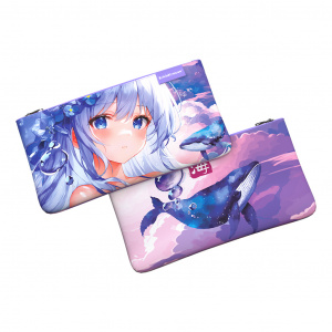 ПЕНАЛ МЯГКИЙ ПЛОСКИЙ "АНИМЕ КИТ" 22*12СМ