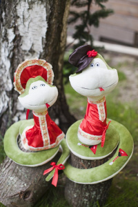 ИГРУШКА МЯГКАЯ "ЗМЕЯ ЛЮБАВА" 38СМ