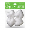ФИГУРЫ ИЗ ПЕНОПЛАСТА "СЕРДЕЧКИ" D=60ММ 4ШТ