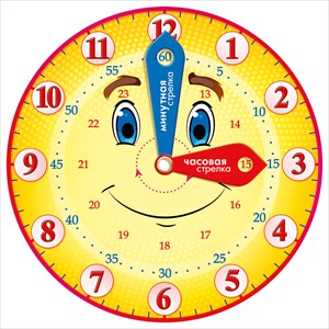 ШПАРГАЛКА "ЧАСИКИ" 15,5*15,5 СМ