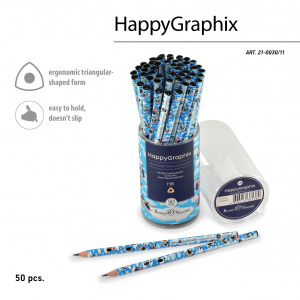 КАРАНДАШ НВ BRUNO VISCONTI HAPPYGRAPHIX ПИНГВИНЫ