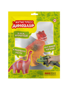 ИГРУШКА АНТИСТРЕСС СКВИШ "ДИНОЗАВР ЗУХОМИМ  " 14СМ