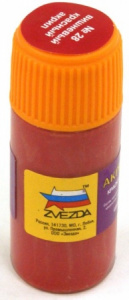 КРАСКИ АКРИЛ "ЗВЕЗДА" ВИШНЕВАЯ КРАСНАЯ