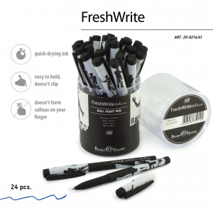 РУЧКА ШАРИКОВАЯ "FRESH WRITE RAP" 0.7ММ СИНЯЯ
