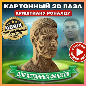 КОНСТРУКТОР КАРТОННЫЙ 3D КРИШТИАНУ РОНАЛДУ