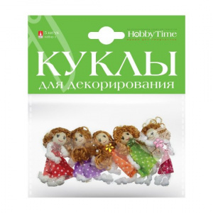 КУКЛЫ ДЕКОРАТИВНЫЕ HOBBY TIME 6СМ 5ШТ