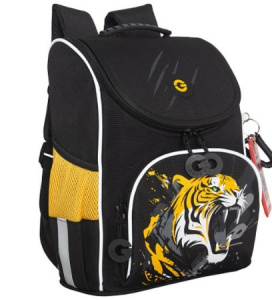 РАНЕЦ С ЭРГОНОМИЧНОЙ СПИНКОЙ GRIZZLY RAm-585-5 /1 С МЕШКОМ ДЛЯ СМЕННОЙ ОБУВИ 33*25*13СМ