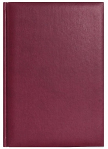 ЕЖЕДНЕВНИК A5 2025 VELVET БОРДОВЫЙ