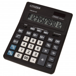 КАЛЬКУЛЯТОР 12 РАЗРЯДОВ "CDB1201BK BUSINESS LINE" 
