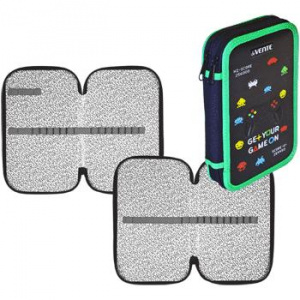 ПЕНАЛ ДВУХСЕКЦИОННЫЙ "GAME ON" 20,5*12 СМ