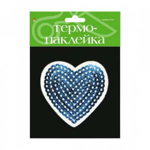 ТЕРМОНАКЛЕЙКА HOBBY TIME СЕРДЦЕ 6*5,5СМ