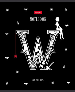 ТЕТРАДЬ 48Л КЛЕТКА "W-WEDNESDAY"