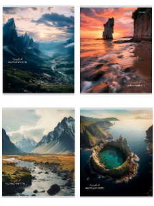 ТЕТРАДЬ 80Л КЛЕТКА "ПРИРОДА И ГОРЫ"