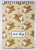 СКЕТЧБУК А5  40Л АЛЕФ "MANY SHIBA INU LOVE"